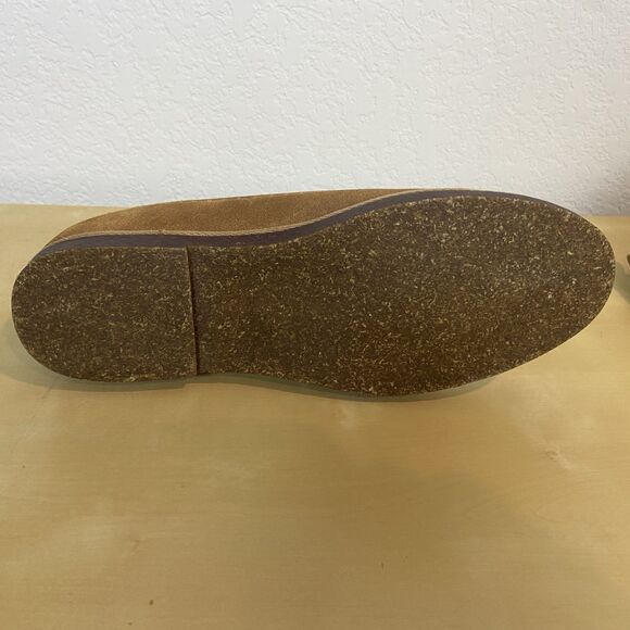 Steve Madden Womens Tommy Boots Brown Leather Moc Toe Slip On Sherpa Lined 8.5M - Picture 10 of 10